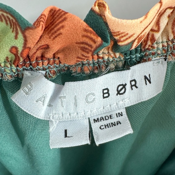 Baltic Born Lizzie Maxi Dress Size Large Floral Boho Tiered Indie Romantic Fairy - Picture 8 of 11